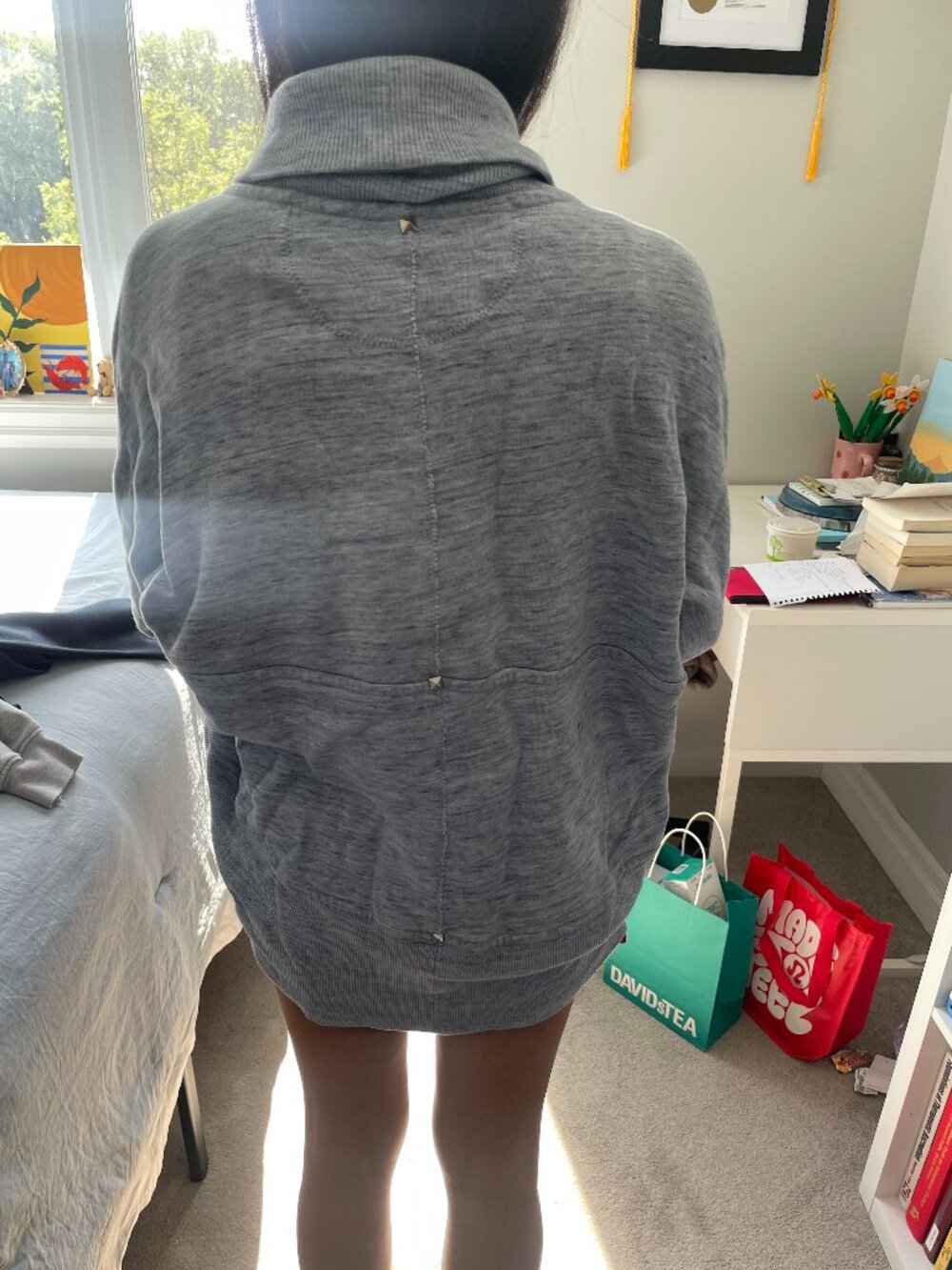 Blue Wilfred Diderot Cardigan (Aritzia)